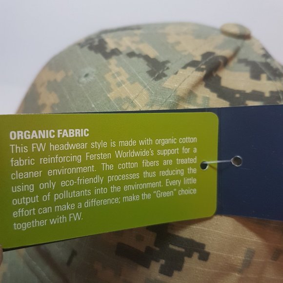 NWT ENBRIDGE Hat Organic Cotton Trucker Hat Curved bill Embroidered Camo Cammo - Picture 12 of 16